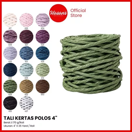 tali-kertas-polos-hijau
